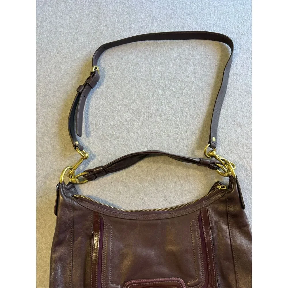 Coach Kristin Spectator N/S Tote Coach Kristin spectator hobo bag purple
